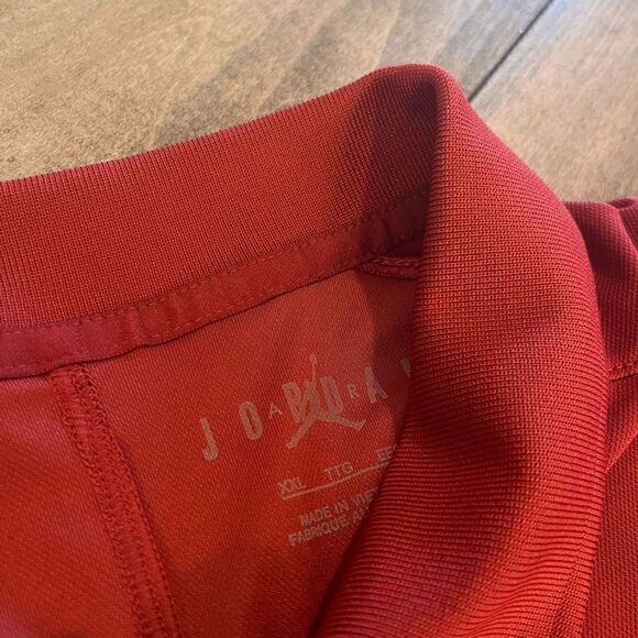 Jordan Nike Oklahoma Red Athletic Polo Men 2XL Bin D-34 - Picture 3 of 4